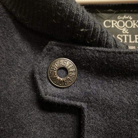 Crooks and Castles RARE Limited Edition Brown Leather Embroidered Jacket Large - Picture 10 of 11